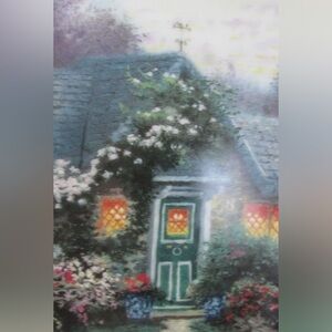 Thomas Kinkade Collector Plate – Weathervane Cottage